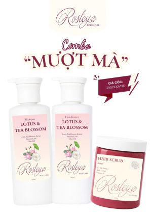 Combo Mượt Mà Tóc Suôn Mượt Sạch Da Đầu Thơm Tho